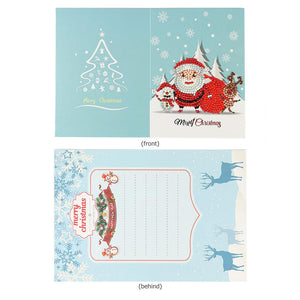 8pcs/Set-Christmas-Diamond Cartes de voeux