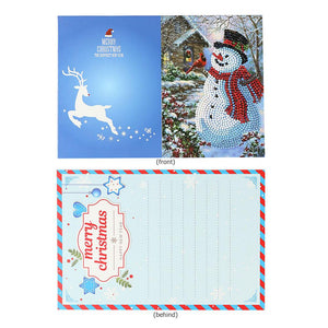 8pcs/Set-Christmas-Diamond Cartes de voeux