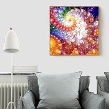 Charger l&#39;image dans la galerie, Vue magnifique - diamant rond complet - 30x30cm
