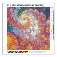 Charger l&#39;image dans la galerie, Vue magnifique - diamant rond complet - 30x30cm
