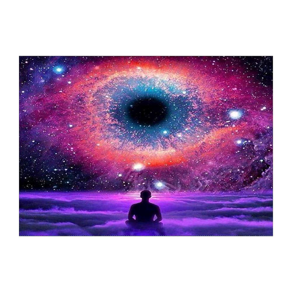 Vue fantastique - peinture en diamant complet - 40x30cm