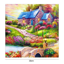 Charger l&#39;image dans la galerie, Paysage - diamant rond complet - 40x30cm
