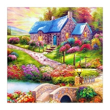 Charger l&#39;image dans la galerie, Paysage - diamant rond complet - 40x30cm

