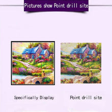 Charger l&#39;image dans la galerie, Paysage - diamant rond complet - 40x30cm
