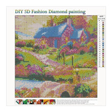 Charger l&#39;image dans la galerie, Paysage - diamant rond complet - 40x30cm
