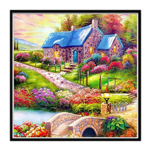 Charger l&#39;image dans la galerie, Paysage - diamant rond complet - 40x30cm

