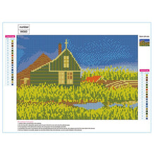 Charger l&#39;image dans la galerie, Campagne - peinture diamant pleine - 40x30cm
