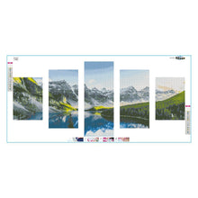 Charger l&#39;image dans la galerie, 5pcs/paysage d’ensemble - peinture complète de diamant - 95x45cm
