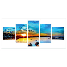 Charger l&#39;image dans la galerie, Coucher de soleil 5pcs - diamant rond complet -
