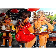 Charger l&#39;image dans la galerie, Manger des femmes - peinture en diamant complet - 40x30cm
