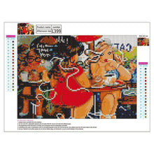 Charger l&#39;image dans la galerie, Manger des femmes - peinture en diamant complet - 40x30cm
