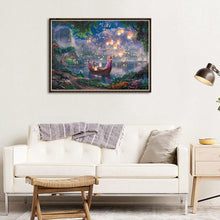 Charger l&#39;image dans la galerie, Nuit romantique - diamant rond complet - 40x30cm
