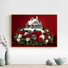 Charger l&#39;image dans la galerie, Rose - peinture en diamant complet - 30x40cm

