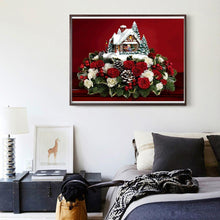 Charger l&#39;image dans la galerie, Rose - peinture en diamant complet - 30x40cm
