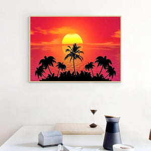 Vue d’arbre - peinture complète de diamant - 40x30cm