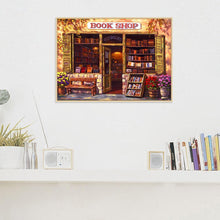 Charger l&#39;image dans la galerie, Librairie - diamant rond complet - 40x30cm
