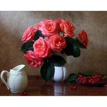 Charger l&#39;image dans la galerie, Mosaïque - diamant rond complet - 25x25cm
