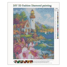 Charger l&#39;image dans la galerie, Tour légère - peinture en diamant complet - 30x25cm
