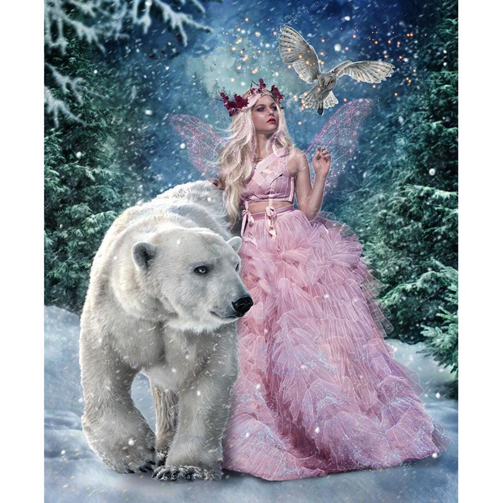 Bêtes de beauté - peinture en diamant complet - 30x40cm