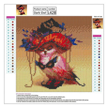 Charger l&#39;image dans la galerie, Aigle - diamant rond complet - 30x30cm
