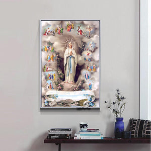 Religion - peinture en diamant complet - 40x30cm