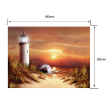 Charger l&#39;image dans la galerie, Tour de bord de mer - peinture en diamant complet - 30x40cm
