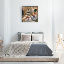 Charger l&#39;image dans la galerie, Chat - peinture en diamant complet - 30x30cm
