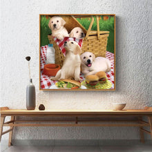 Charger l&#39;image dans la galerie, Chien - peinture en diamant complet - 30x30cm
