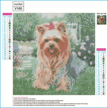 Charger l&#39;image dans la galerie, Lovely ?dog - peinture diamant - 30x30cm
