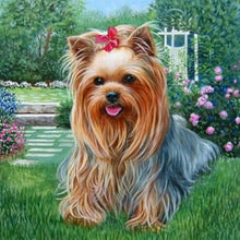 Charger l&#39;image dans la galerie, Lovely ?dog - peinture diamant - 30x30cm
