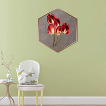 Charger l&#39;image dans la galerie, Hexagone de fleur - diamant rond complet -
