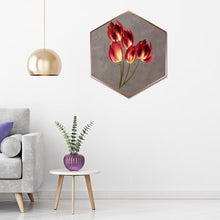 Charger l&#39;image dans la galerie, Hexagone de fleur - diamant rond complet -
