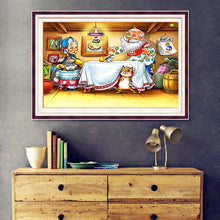 Charger l&#39;image dans la galerie, Famille mignonne - peinture complète de diamant - 40x30cm
