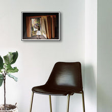 Charger l&#39;image dans la galerie, Fille dans le monde du livre - diamant rond complet - 30x40cm
