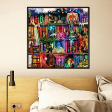 Charger l&#39;image dans la galerie, Livres fantastiques - diamant rond complet - 30x30cm
