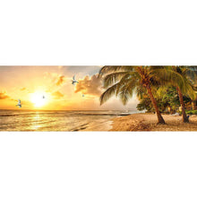 Charger l&#39;image dans la galerie, Plage de bord de mer - peinture complète de diamant - 80x30cm
