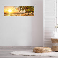 Charger l&#39;image dans la galerie, Plage de bord de mer - peinture complète de diamant - 80x30cm
