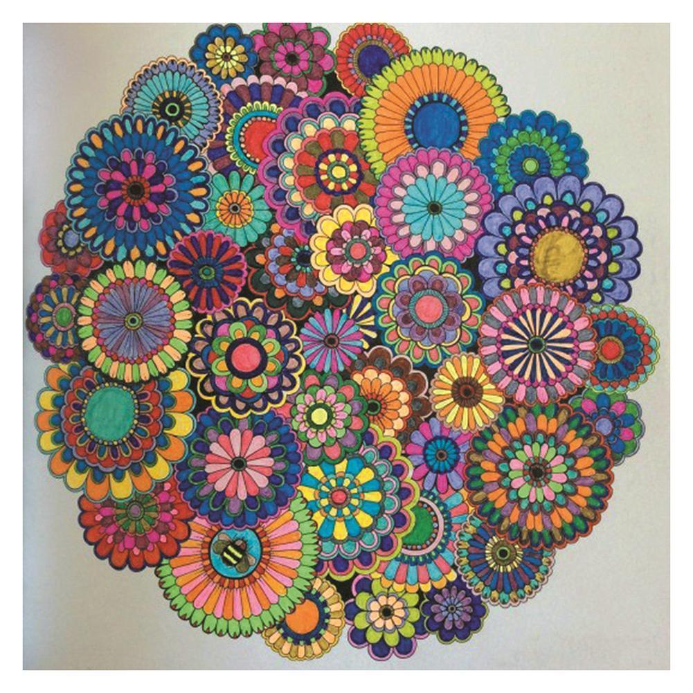 Coloré - diamant rond complet - 30x30cm