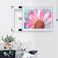 Charger l&#39;image dans la galerie, Fleur rose - peinture en diamant complet - 40x30cm
