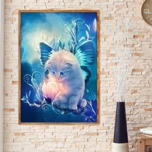 Charger l&#39;image dans la galerie, Chat mignon - peinture complète de diamant - 40x30cm
