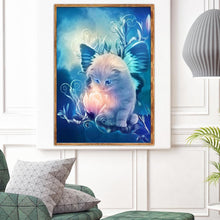 Charger l&#39;image dans la galerie, Chat mignon - peinture complète de diamant - 40x30cm
