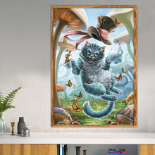 Charger l&#39;image dans la galerie, Chat coquin - peinture en diamant complet - 40x30cm
