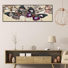 Charger l&#39;image dans la galerie, Papillon - peinture complète de diamant - 80x30cm
