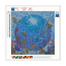 Charger l&#39;image dans la galerie, Monde de la mer - peinture diamant - 30x30cm
