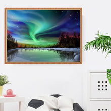Charger l&#39;image dans la galerie, Ciel étoilé - diamant rond complet - 40x30cm
