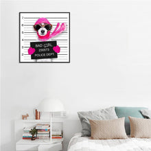 Charger l&#39;image dans la galerie, Nouveauté chien cool - diamant rond complet - 30x30cm
