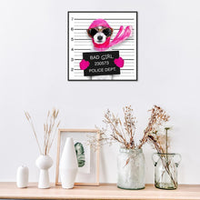 Charger l&#39;image dans la galerie, Nouveauté chien cool - diamant rond complet - 30x30cm
