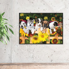 Charger l&#39;image dans la galerie, Animaux mignons - diamant rond complet - 40x30cm
