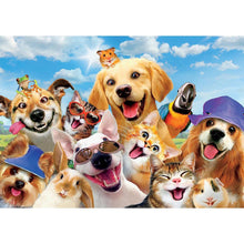 Charger l&#39;image dans la galerie, Animaux mignons - diamant rond complet - 40x30cm
