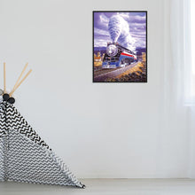 Charger l&#39;image dans la galerie, Train - peinture en diamant complet - 30x40cm
